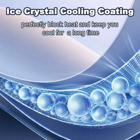 Tesla Model 3 Roof Sunshade Upgrade Full Coverage Sunroof Shade UV Protection with ice crystal cooling coating graphic