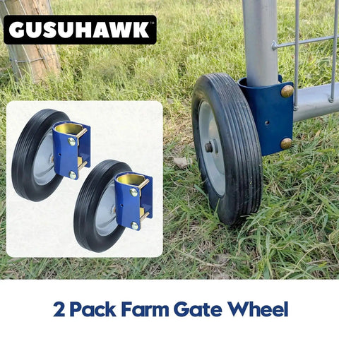 Gate Round Inches 2 Pack Gate Wheel For Round Tube Gates One And Five Ei...