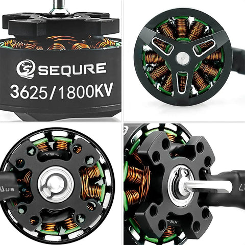 1800KV Outrunner Brushless Motor For 1/10 RC Crawler, Beefed-Up Torque With 14 Pole 12 Slot Design, 2-4S Lipo Compatible, CNC Shell