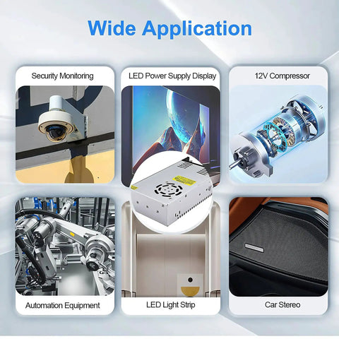 AC To DC 24V 15A 360W Power Supply Universal Regulated Switching Converter 110 To 220V Input applications collage