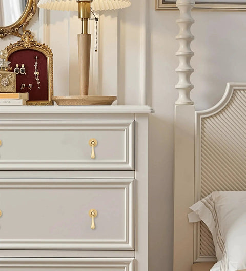 Bedroom dresser with Solid Brass Cabinet Knobs 2 Pack In Brushed Gold Finish, modern pendant pulls on drawers
