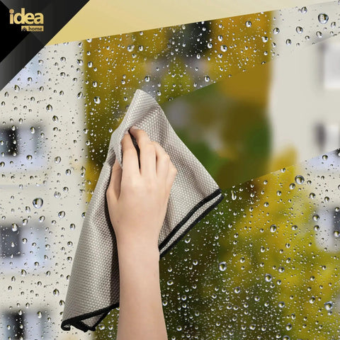 Premium Microfiber Cleaning Cloth 16x24 Ultra Absorbent Streak Free Pack of 2 cleaning a window