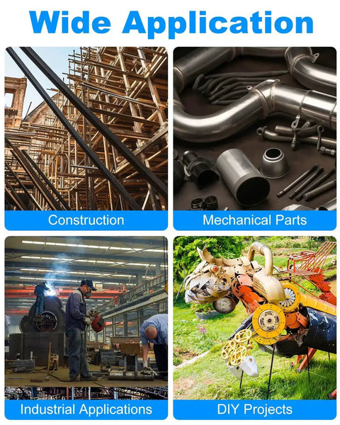 Applications for Two Pack 1 In By 1 In By 12 In Hot Rolled A36 Steel Square Bar Weldable Key Stock: construction, mechanical, industrial, DIY.