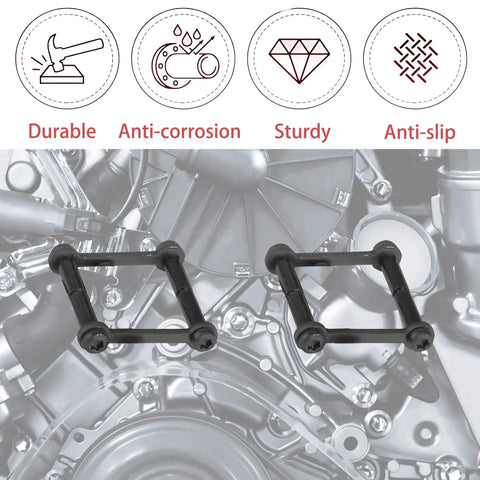 Two Pack Pro Grade Top Notch High Precision Non Slip Rotation Pins For Precision Machines, Motorcycle Engines, And Vehicle Aircraft Model Balancing Bars