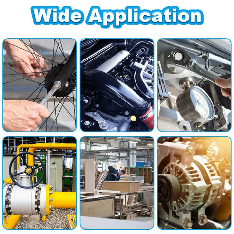 Various applications of M6 Flanged Hex Head Bolts Kit, 20mm Length, 304 Stainless Steel Hardware Set in auto and machinery projects