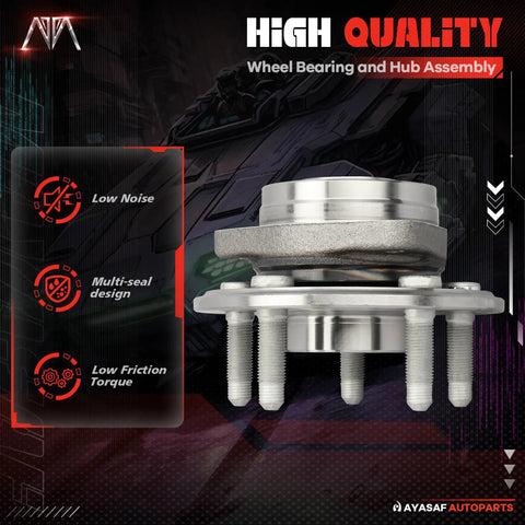 Front Wheel Hub Bearing Assembly 5 Lug With ABS Direct Fit Replacement For Buick Allure Lacrosse Regal displayed.