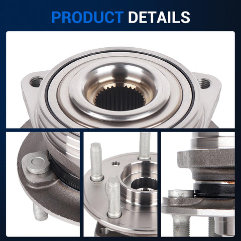 Front Wheel Hub And Bearing Assembly Fits Jeep Wrangler 2018 2023 And Gladiator 2020 2023 5 Lug Non ABS System Flange