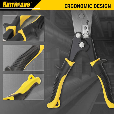 Five Blade Sheet Metal Crimper For Ductwork Downspouts And Stove Pipes Industrial Grade Heavy Duty Hand Crimping Tool