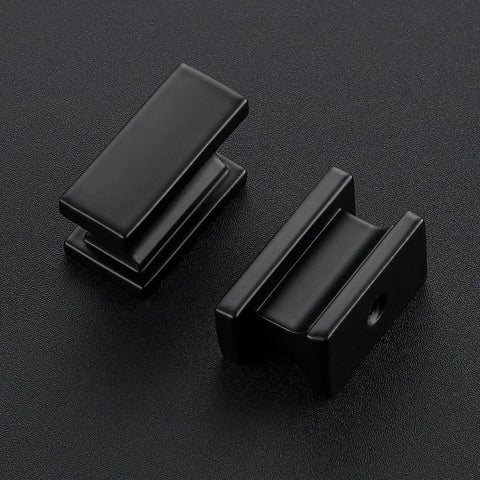 Matte Black Cabinet Knobs Set 10 Pack Durable Zinc Alloy Single Hole Cabinet Handles for Kitchen Cabinets
