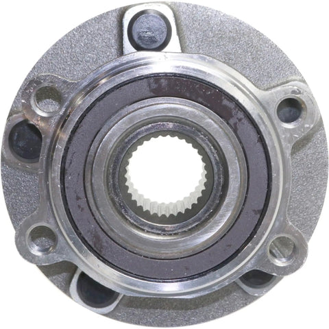 Front view of Front Wheel Hub Bearing Assembly Replacement Kit For Mazda CX5 2013 To 2022 And Mazda6 2014 To 2019 AWD Set Of 2 5 Lug