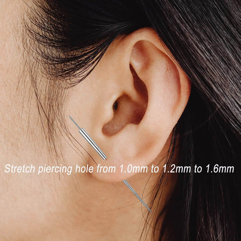Implant Grade Titanium Insertion Pin Taper 18G 16G 14G G23 For Nose Ear Navel Lip Threadless Piercings Jewelry Starter Kit