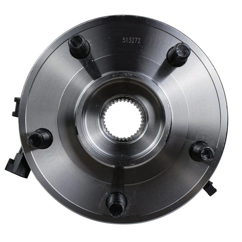 Beefed Up Front Wheel Hub And Bearing Assembly For Jeep Wrangler 2007 2010 With ABS 5 Lug Replacement To Keep Steering Smooth And Brakes Quiet