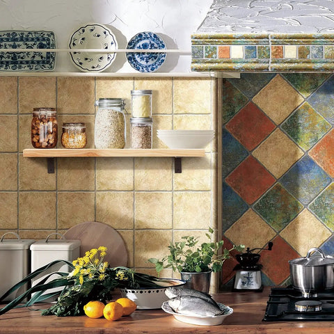 Kitchen shelf with cereal jars using Six By Four Inch L Shaped Shelf Brackets Heavy Duty Die Cast Alloy Metal 90 Degree Corner Brace