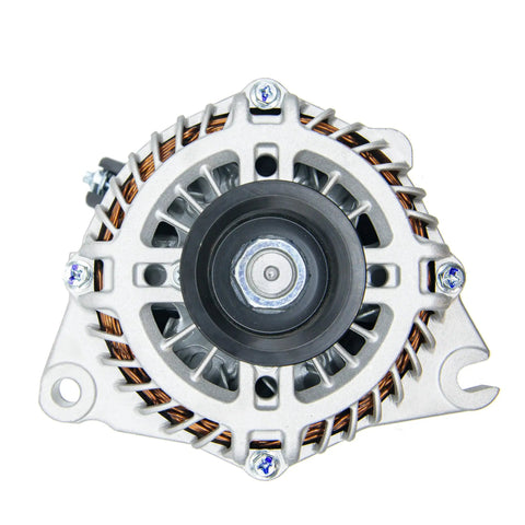 Front view of Alternator For CX-9 2007-2015 And 6 2009-2013 3.7L V6 Cars, 110 Amp 12V CW Rotation, 6-Groove Pulley