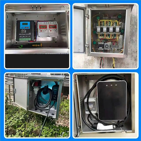 Rugged Outdoor Electrical Control Panel Enclosure Built To Last With Stainless Steel Construction Dustproof Wall Mounted Junction Box Open