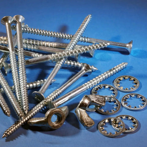 Three Quarter Inch Internal Tooth Lock Washer Set, 304 Stainless Steel Multi Tooth Star Washer Locking Fasteners with screws