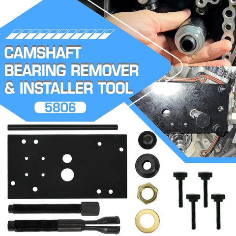 Inner Camshaft Bearing Remover And Installer Tool For Harley Davidson Milwaukee Eight M8 Engines 2017-2024 with components and installation view