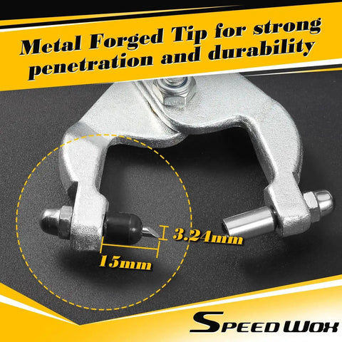 10 Inch Ceiling Grid Punch Pliers For Rivets 3.24mm Grid Hole Puncher with metal forged tip for durability