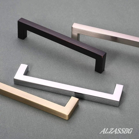 Polished Chrome Cabinet Pulls 5 Inch 127mm Hole Centers Solid Hardware For Cabinets Drawers Dressers Wardrobes Pull AL3041CP