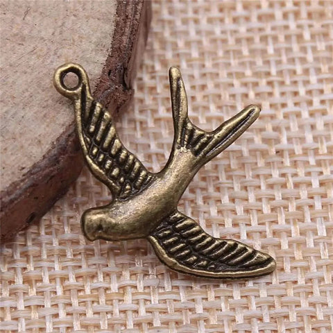 Swallow Shaped Brass Hinge Head Decorative Toppers For Door Hinge Pins With Magnetic Design on woven background