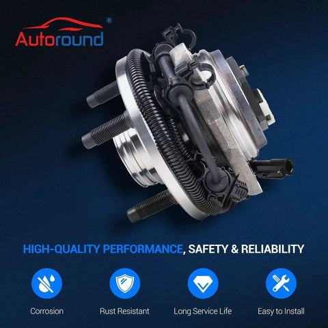 Front Left 4x4 Wheel Bearing And Hub Assembly For 1998-2000 Ford Ranger And 1998-2000 Mazda B4000 With ABS 5 Lug 4WD Replacement