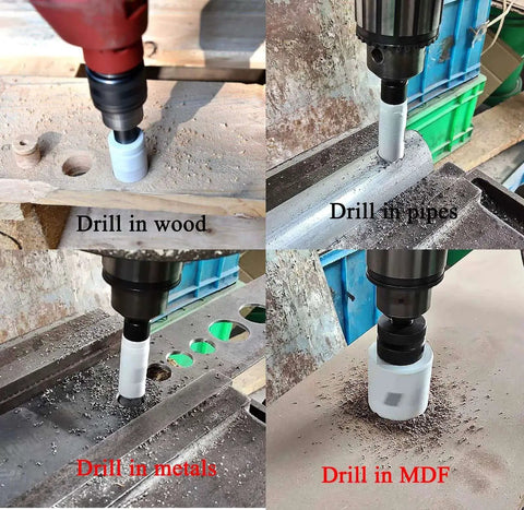 Bi Metal Hole Saw 6-1/4 Inch With Cobalt M42 High Speed Steel Edge for Metal Wood Plastic drilling into various materials