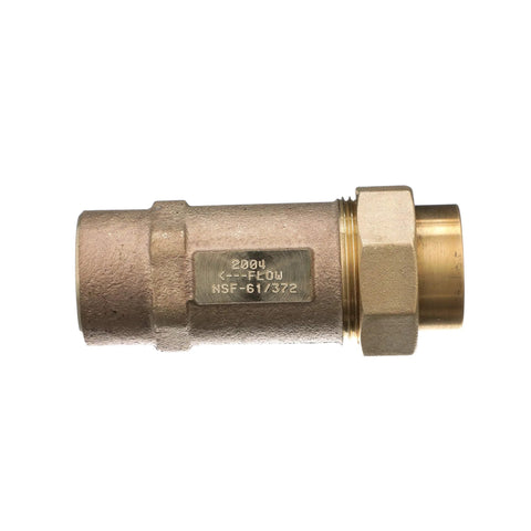 Zurn Wilkins brass 700XL dual check valve with 1 in female union inlet/outlet