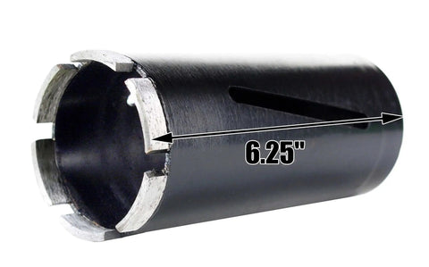 3 Inch Dry Diamond Masonry Core Drill Bit For Concrete Brick And Block 76 Mm, 6 Inch Drilling Depth front view