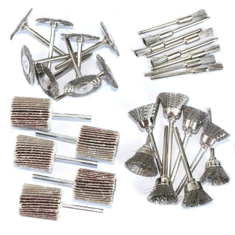 69 Piece Rotary Tool Buffing Wheel And Wire Brush Set With 3mm Shank For Dremel And Other Grinders Bang For Buck Yutnqin