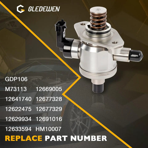 High Pressure Fuel Pump Kit For Chevy Camaro Caprice Colorado Traverse Equinox Impala Buick Lacrosse Enclave Cadillac ATS CTS