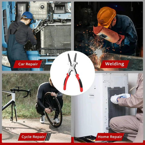 Heavy Duty MIG Welding Pliers With Insulated Handle Long Nose Wire Cutter for car, cycle, home repair, and welding tasks