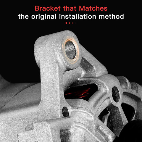 Close-up of alternator bracket for New Alternator For 2012-2017 Hyundai Accent And Veloster Also Fits Kia Rio 2012-2013