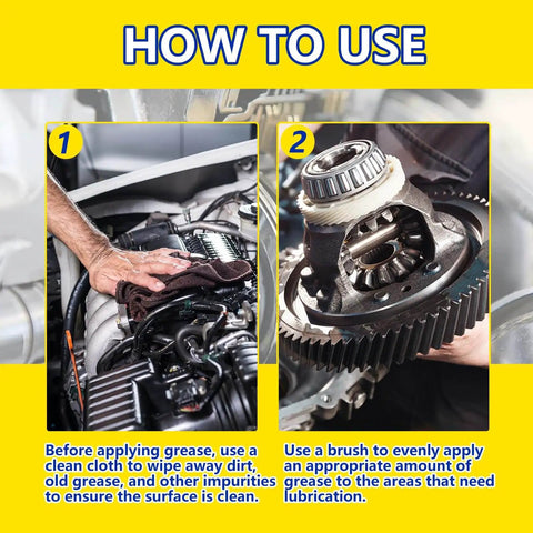 How to use White Lithium Grease With Brush For Hinges, Bearings, Gears And More on automotive parts