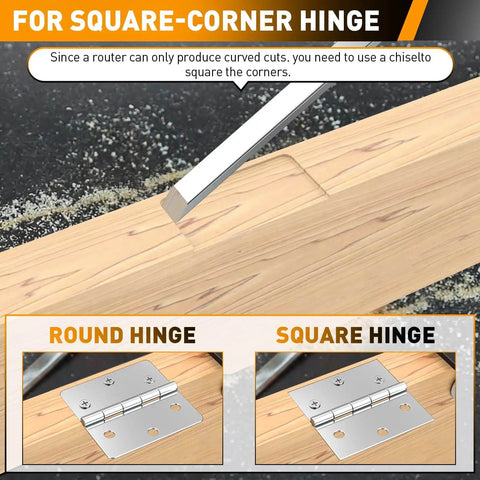Door Hinge Router Jig For Precise Mortises In Woodworking Aluminum 6061 Template Kit Fits Two Point Five To Five Inch Hinges