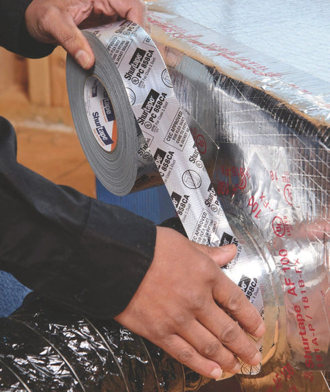 Duck Brand HVAC duct sealing tape, silver, 1.88 in x 30 yd, 1 roll