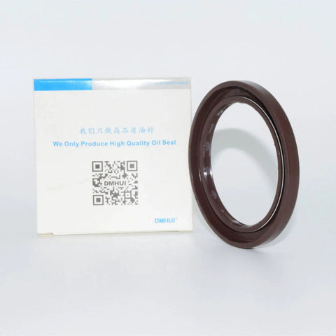 Rotary Shaft Seal For Hydraulic Pump And Motor Viton Rubber Lip Seal With Single Spring Size 60 80 7 5.5mm next to packaging.