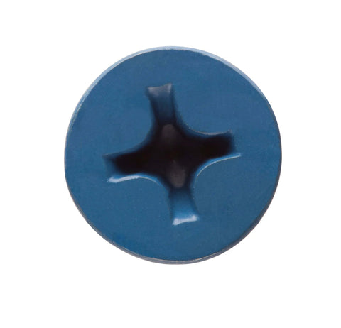 One Quarter Inch By Two And Three Quarters Inches Flat Phillips Concrete Screw With Diamond Point Self Tapping Masonry Fastener head