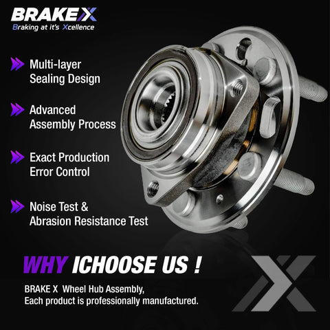 Rear Left Wheel Bearing And Hub Assembly For 2018 Audi A4 Quattro HC Series Premium Replacement shown in packaging