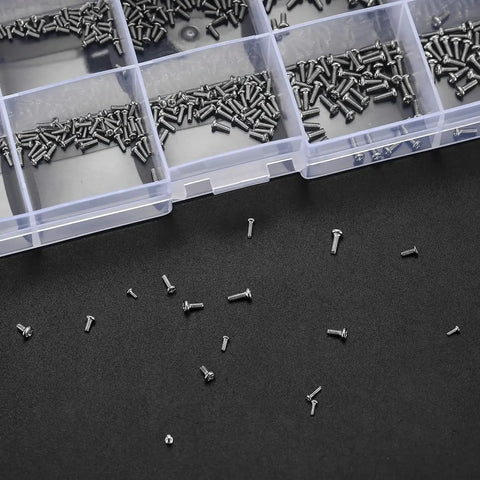 800 Piece Tiny Screws Kit For Electronics And Gadgets Micro Pan Head Machine Screws assorted in box
