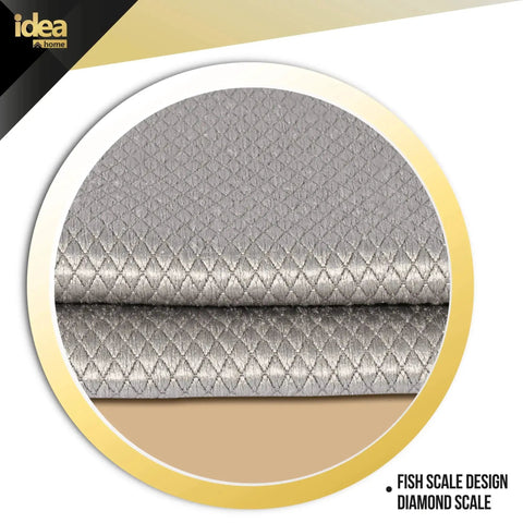 Close-up of Premium Microfiber Cleaning Cloth 16x24 Ultra Absorbent Streak Free Pack of 2 with diamond scale pattern
