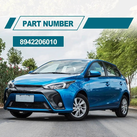 Blue car with text showing part number 8942206010, indicating Engine Coolant Temperature Sensor For Lexus And Toyota Vehicles OEM Replacement 8942206010 TX109