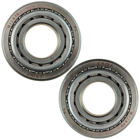 Drop-In Front Outer Wheel Bearing And Race Kit For Driver And Passenger Sides - Direct Fit Replacement, 2 metal bearings