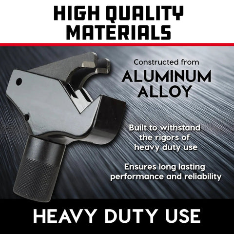 Universal Thread Repair Tool For SAE And Metric Threads With Adjustable Pitch constructed from aluminum alloy