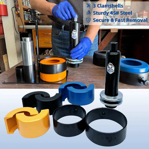 Person assembling Carrier and Pinion Bearing Puller for Dana 30 40 60 70 80 and Ford 8.8 9.75 10.25 Inch Bearings