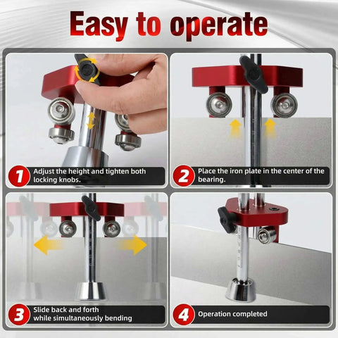 How-to guide for using Sheet Metal Roller Pro Grade 1-Station Bender for Iron Aluminum Copper Stainless Steel with 0-100 Degree Bend Range