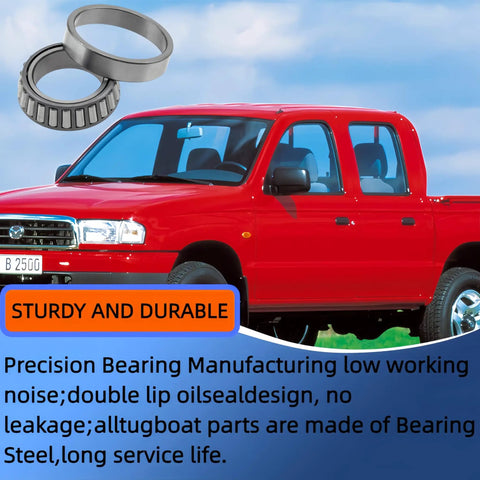 Front Wheel Bearing And Seal Kit For Ford Ranger 1995 To 2011 2WD Explorer Mazda Truck with inset showing a bearing