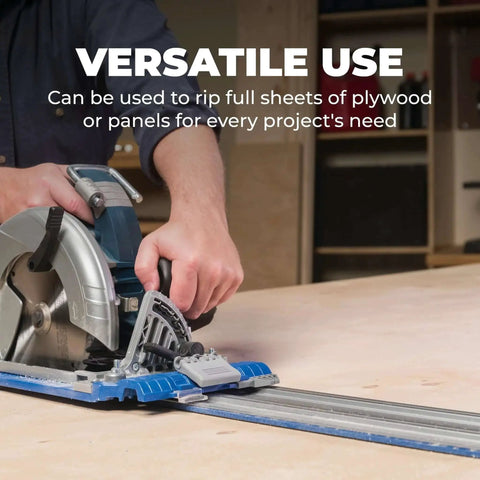 Accu Cut Circular Saw Track System By Kreg Lets You Make Straight, Cross, Rip And Angled Cuts Easily With Edge Guided Precision