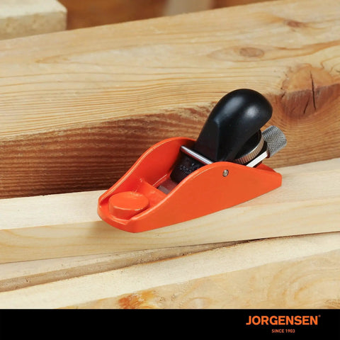 Mini Wood Planer for Woodworking Pro Grade Hand Plane for Trimming and Finishing, Small Block Plane with Ductile Iron Body
