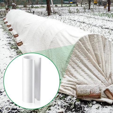 PVC pipe clips, 32 pcs, white, 2.4 in long for 1/2 in PVC pipe.