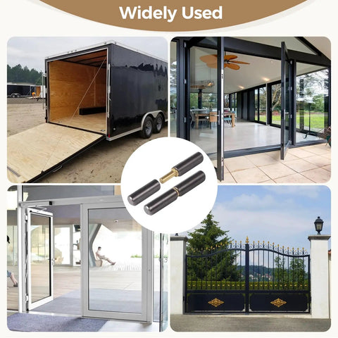 20 Pack Weld On Barrel Hinges 3 Inch For Swing Doors And Gates Heavy Duty Weldable Bullet Door Hinges In Carbon Steel